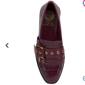 NIB Vince Camuto Calyra Slip-On Loafer Color Wineberry